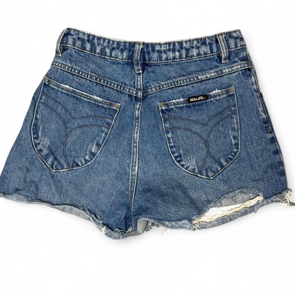 Rollas Size 26 Dusters Shorts Layla Bleach Wash Distressed Destroyed Cutoffs
